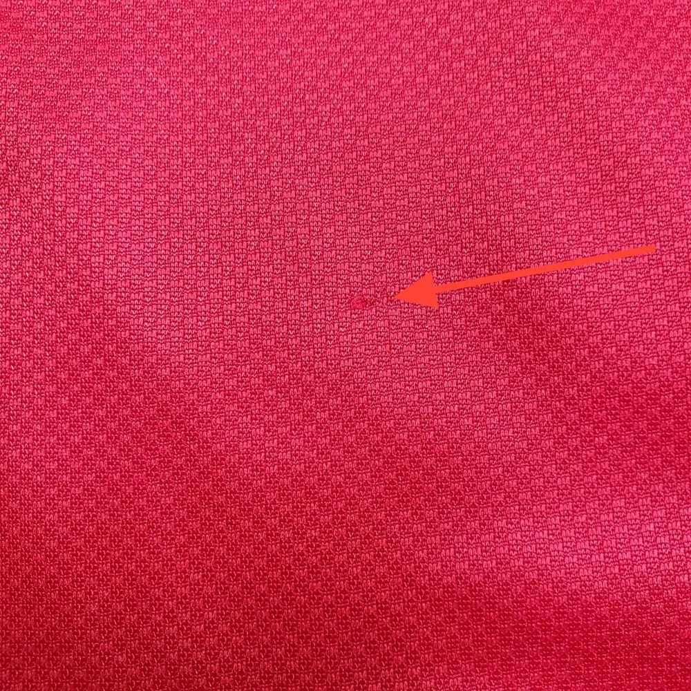 Nike Mens Golf Polo Shirt XL Red‎ Textured 216791-648